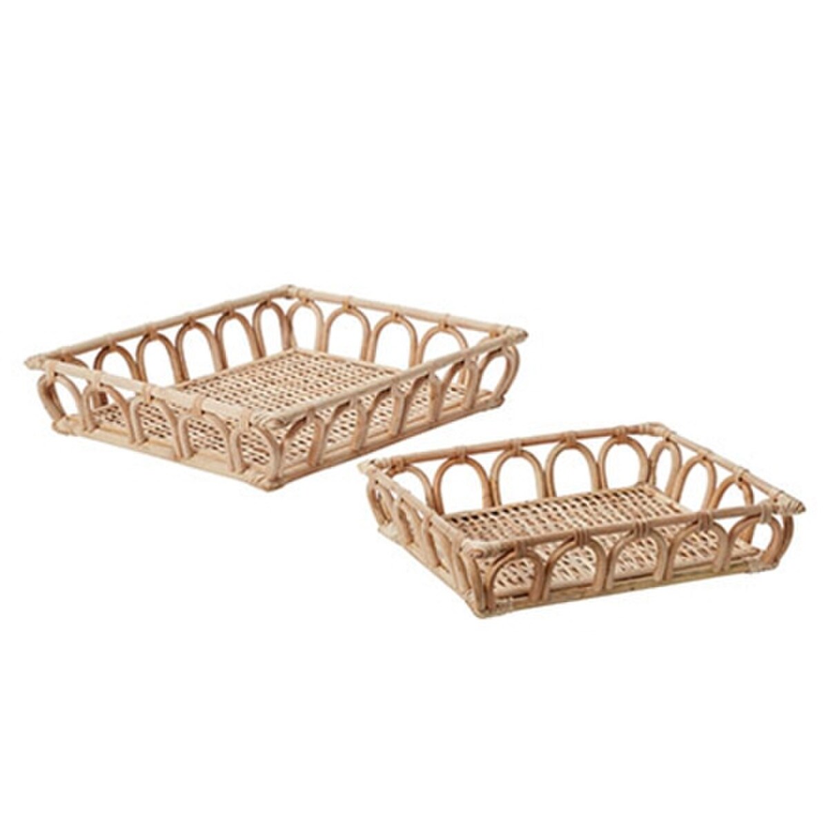 SCALLOPED RECTANGLE TRAYS