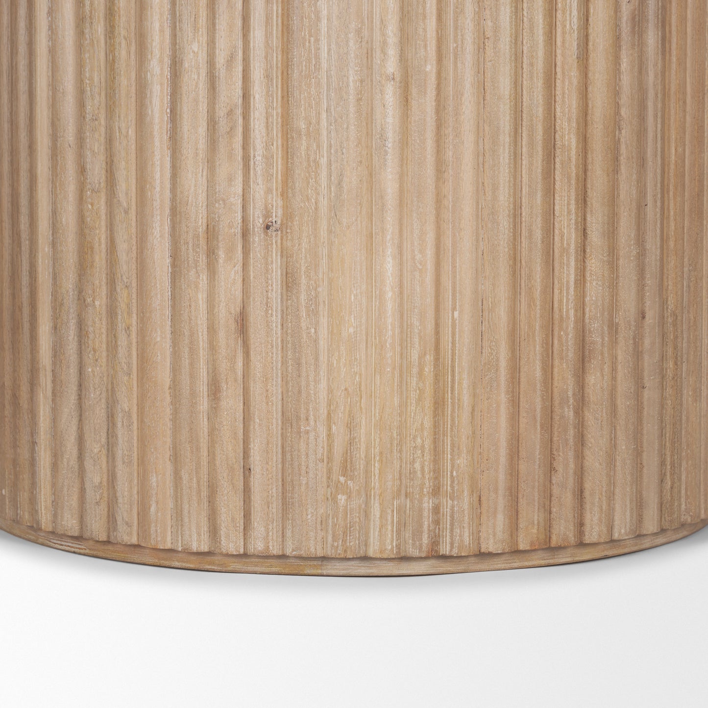 TERRA ROUND FLUTED DINING TABLE