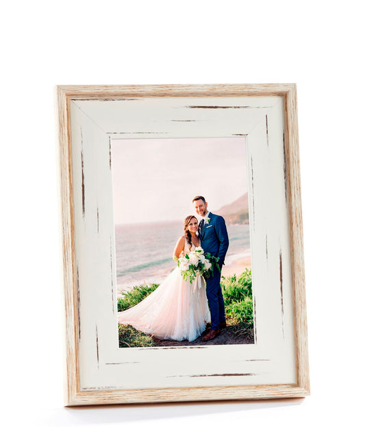 WHITE WASHED PICTURE FRAME