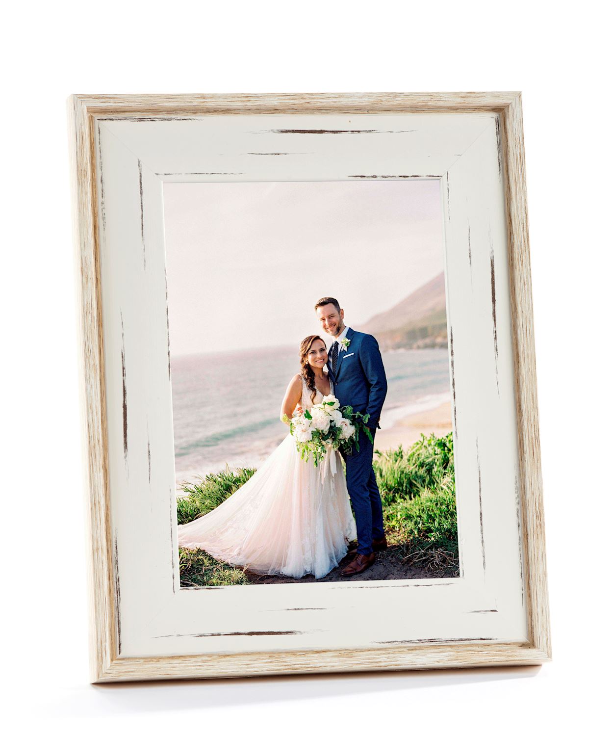 WHITE WASHED PICTURE FRAME
