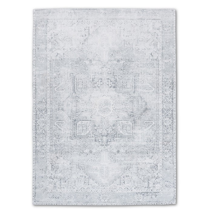 SPARX TRANSITIONAL GREY WASHABLE RUG PPL-903