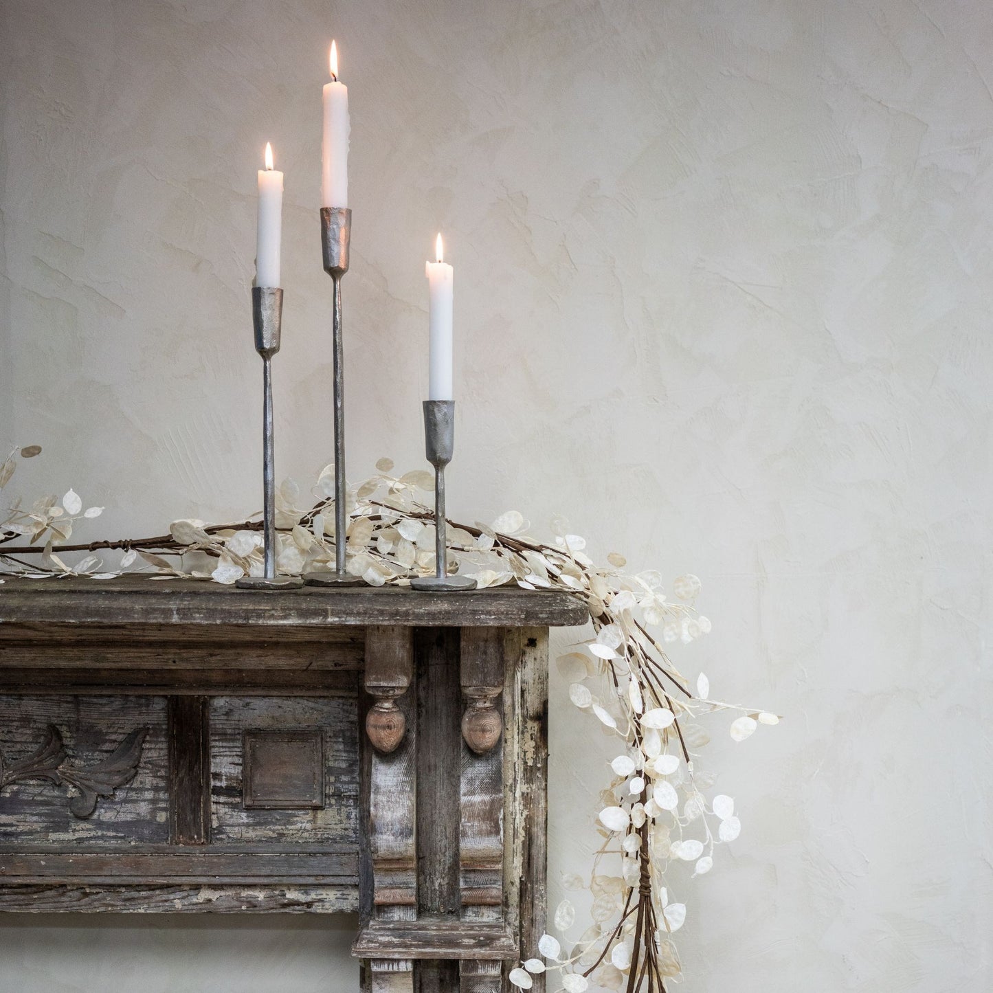 FORGED CANDLESTICK SILVER