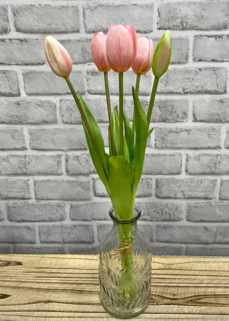 REAL TOUCH TULIPS 19"