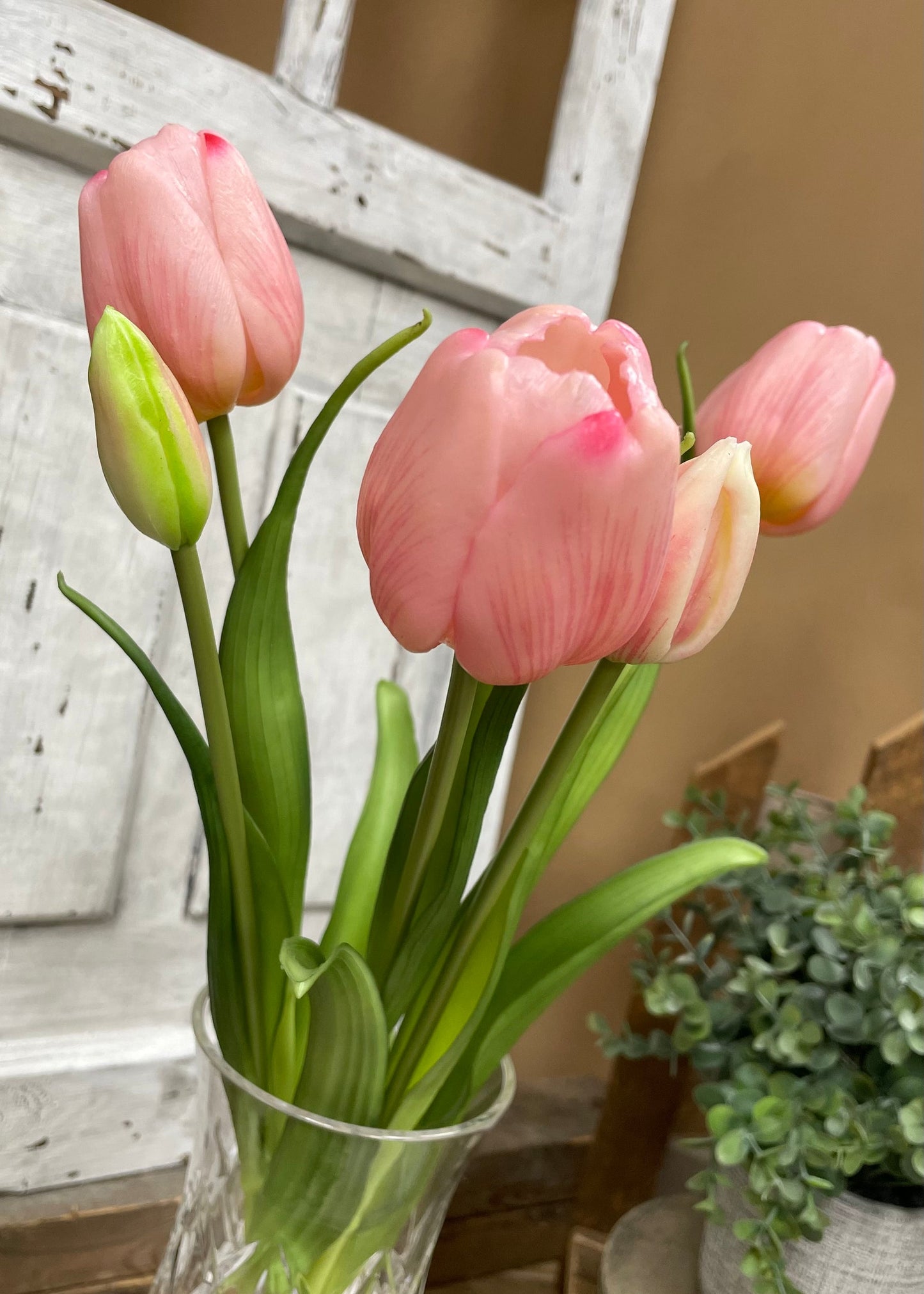 PINK FRESH TOUCH TULIP BUNDLE 18"