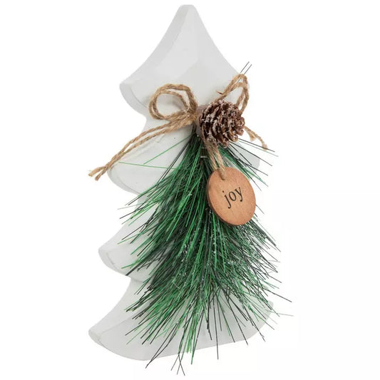 WHITE CHRISTMAS TREE DECOR