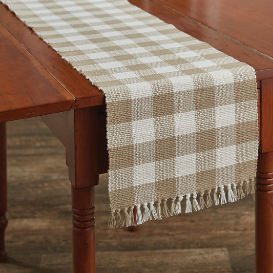 WICKLOW CHECK TABLE RUNNER 13X54"