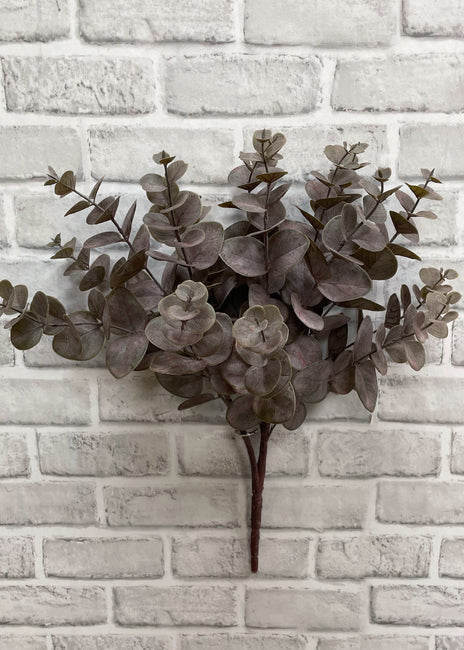19" MATTE BROWN EUCALYPTUS BUSH