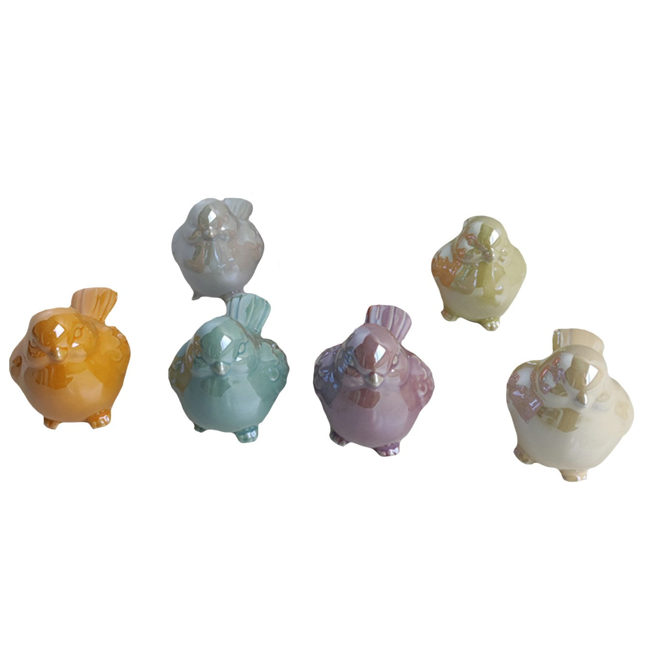 CERAMIC COLOURFUL BIRDS