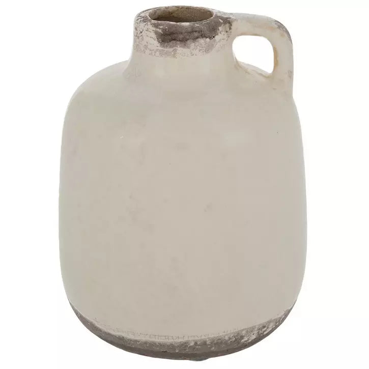 CRACKLED CERAMIC JUG