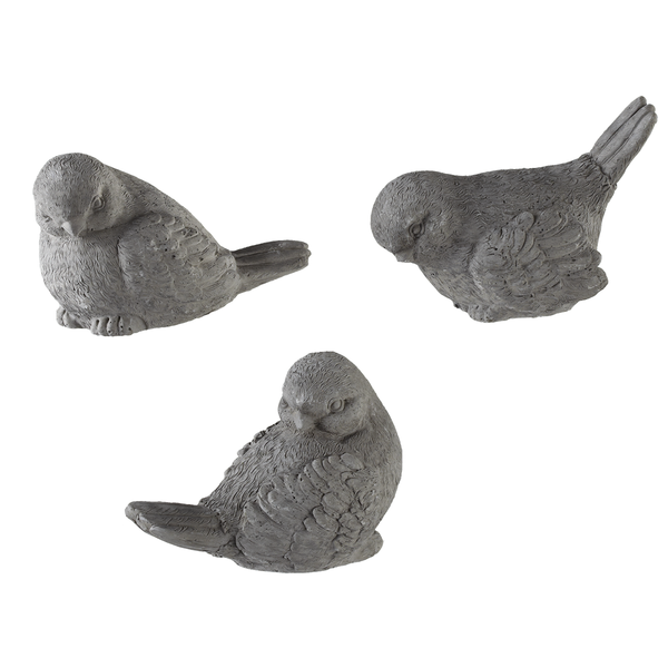 GREY CEMENT BIRD ASSORTED