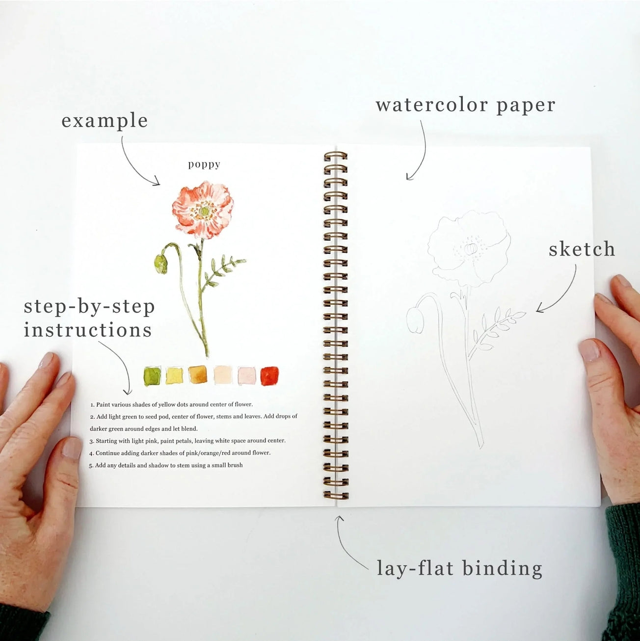 FLOWER WATERCOLOUR WORKBOOK