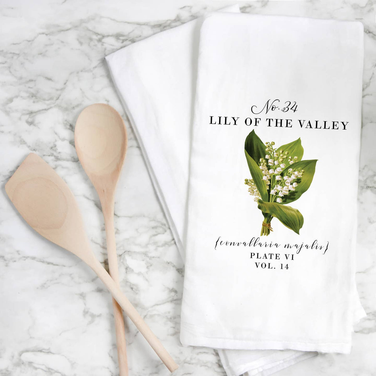 LILY OF THE VALLEY TEA TOWEL