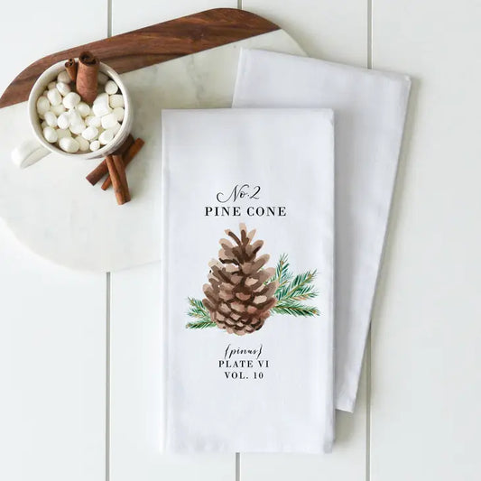 PINECONE TEA TOWEL