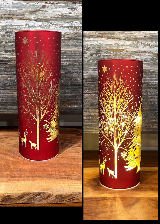 3.5 X 8 RED LED CYLINDER