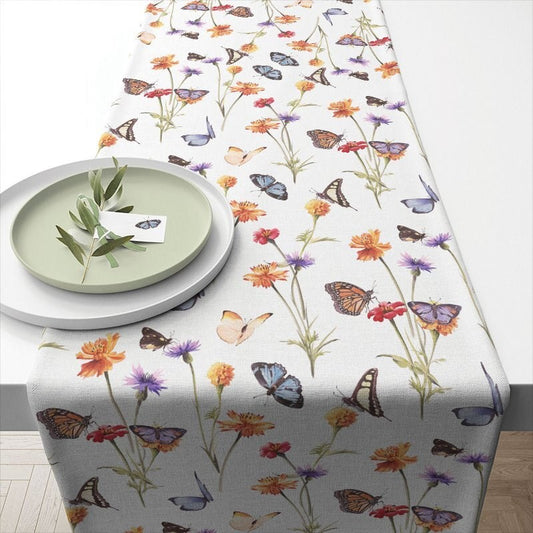 TABLE RUNNER - BUTTERFLY GARDEN