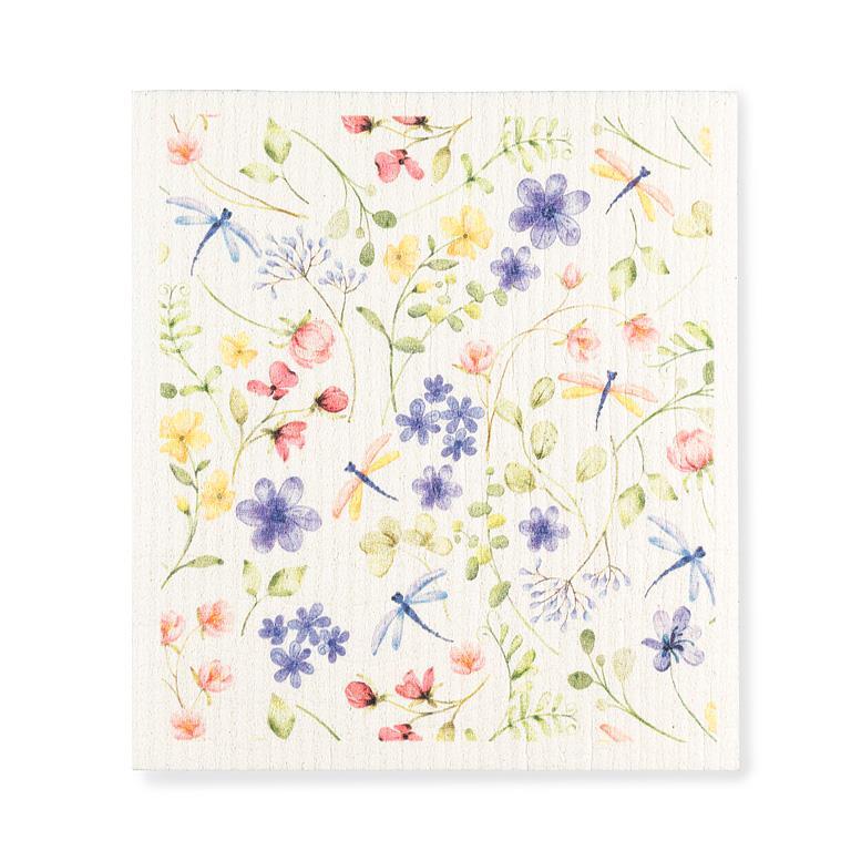 FLORAL SWEDISH DISHCLOTH