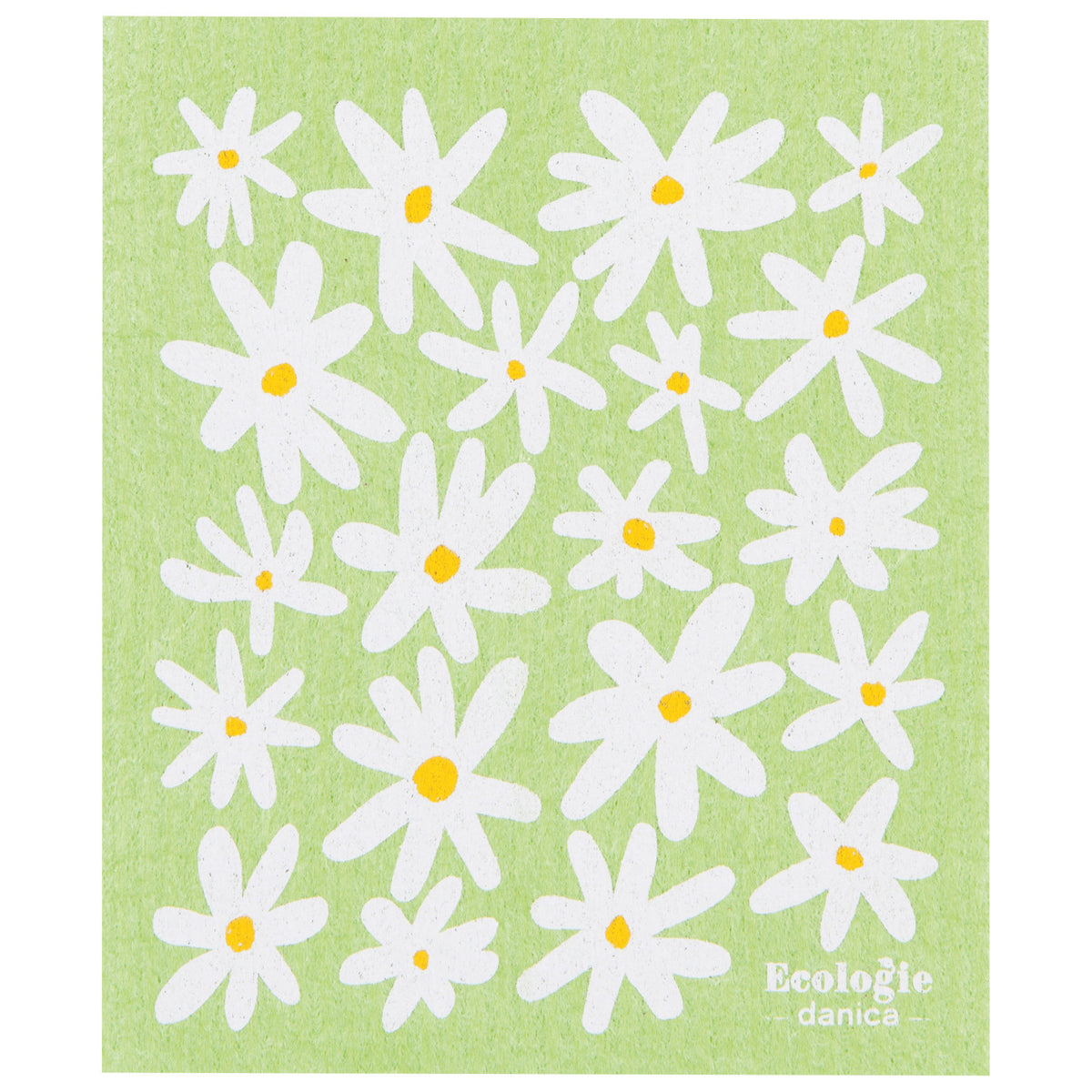 DAISIES SWEEDISH DISHCLOTH