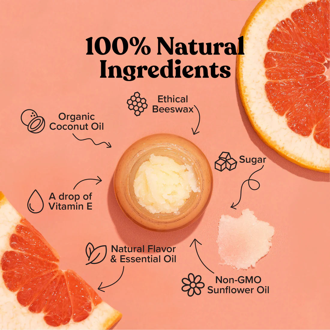 PINK GRAPEFRUIT LIP SCRUB