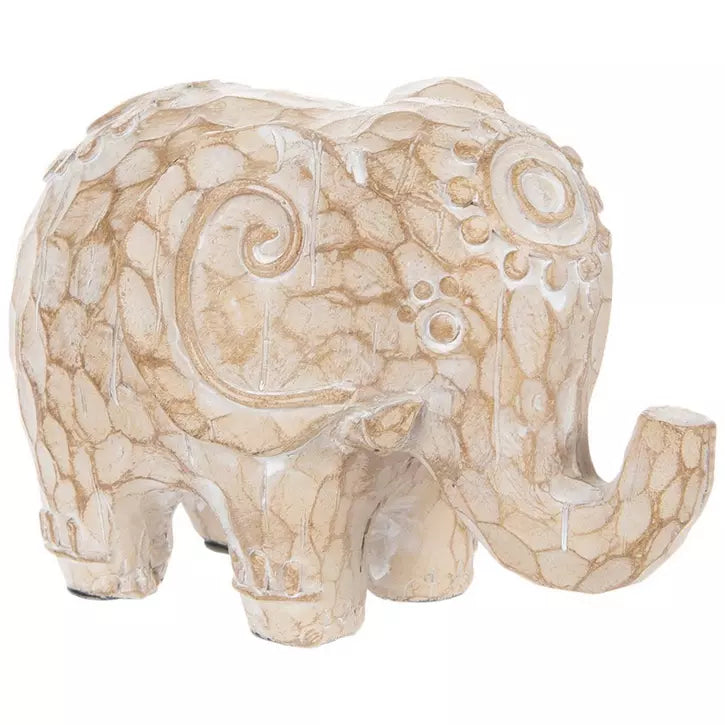 WOOD CARVED ELEPHANT