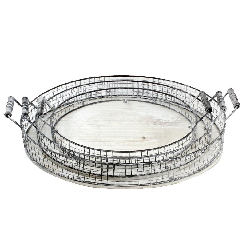 OVAL RUSTIC SERVING TRAYS