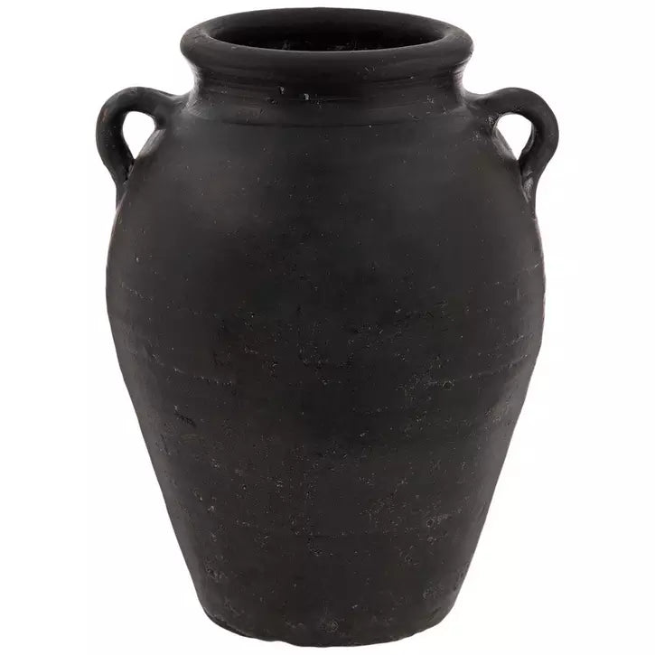 TWO-HANDLE TERRACOTTA VASE