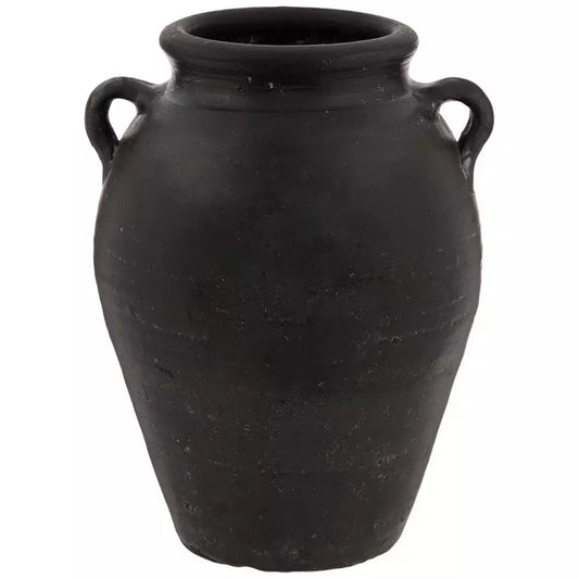 TWO-HANDLE TERRACOTTA VASE