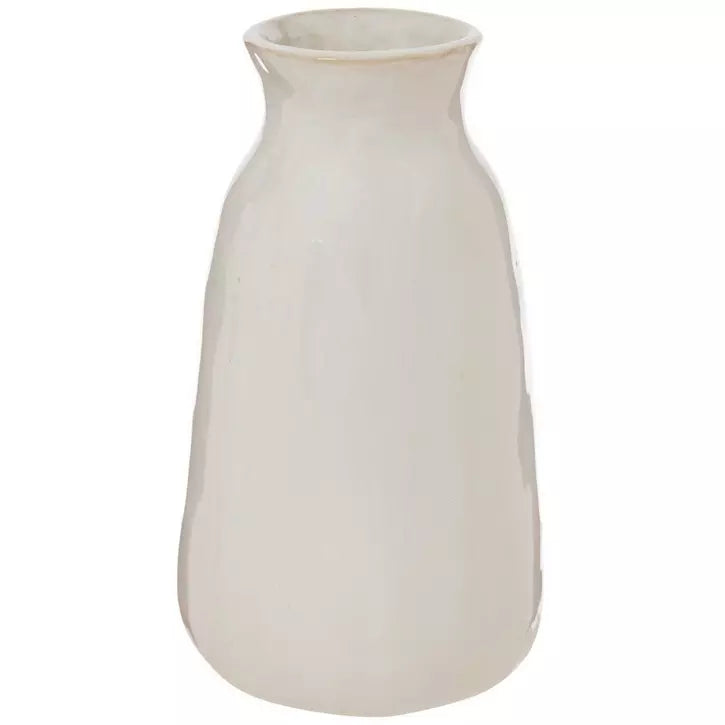 CREAM DIMPLED VASE