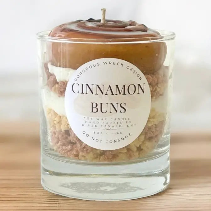 CINNAMON BUN DESSERT CANDLE
