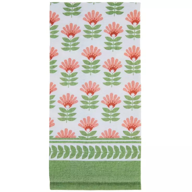 FLORAL PRINT KITCHEN TOWEL