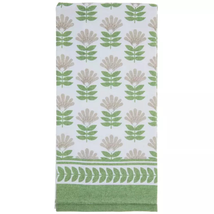 FLORAL PRINT KITCHEN TOWEL