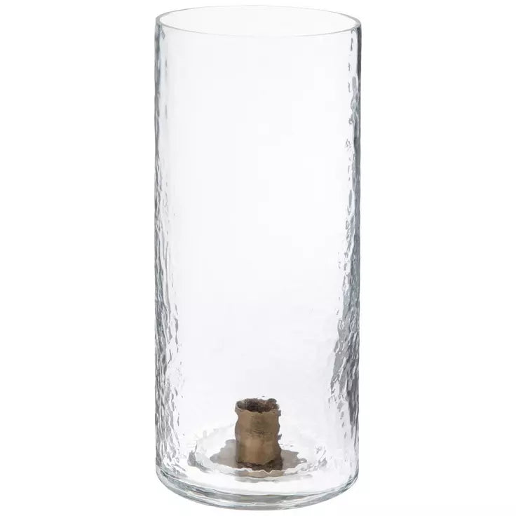 HURRICANE GLASS TAPER CANDLE HOLDER