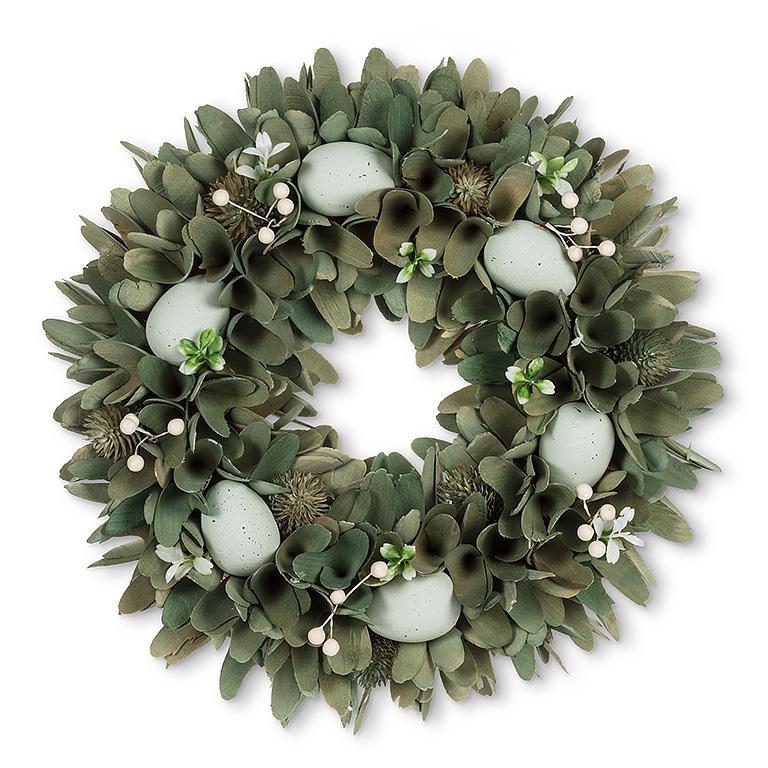 FLORETTE WREATH WITH EGGS
