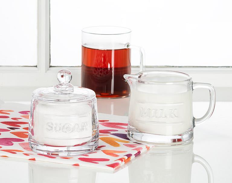 GLASS MILK JUG