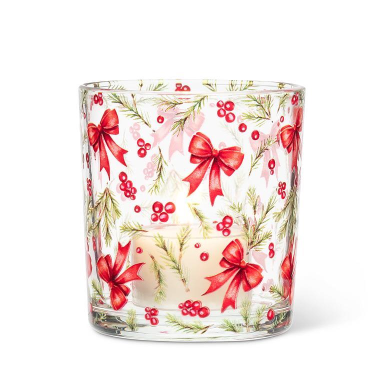 HOLIDAY BOWS VOTIVE