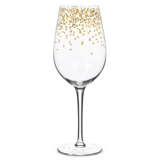 CONFETTI WINE GLASS
