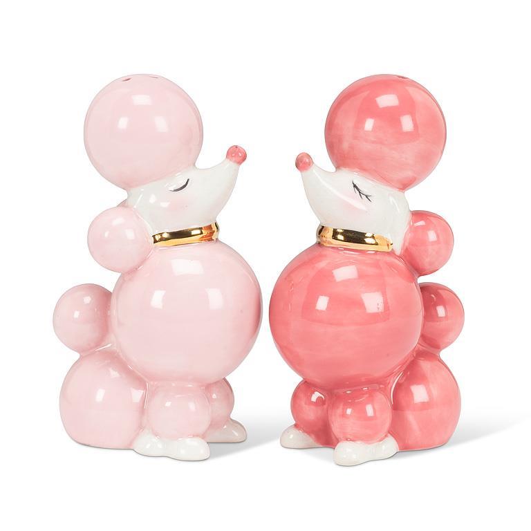 POODLE SALT AND PEPPER SET