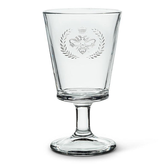 BEE IN CREST GOBLET