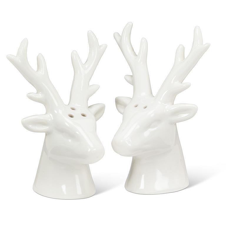 STAG HEAD SALT & PEPPER SHAKERS