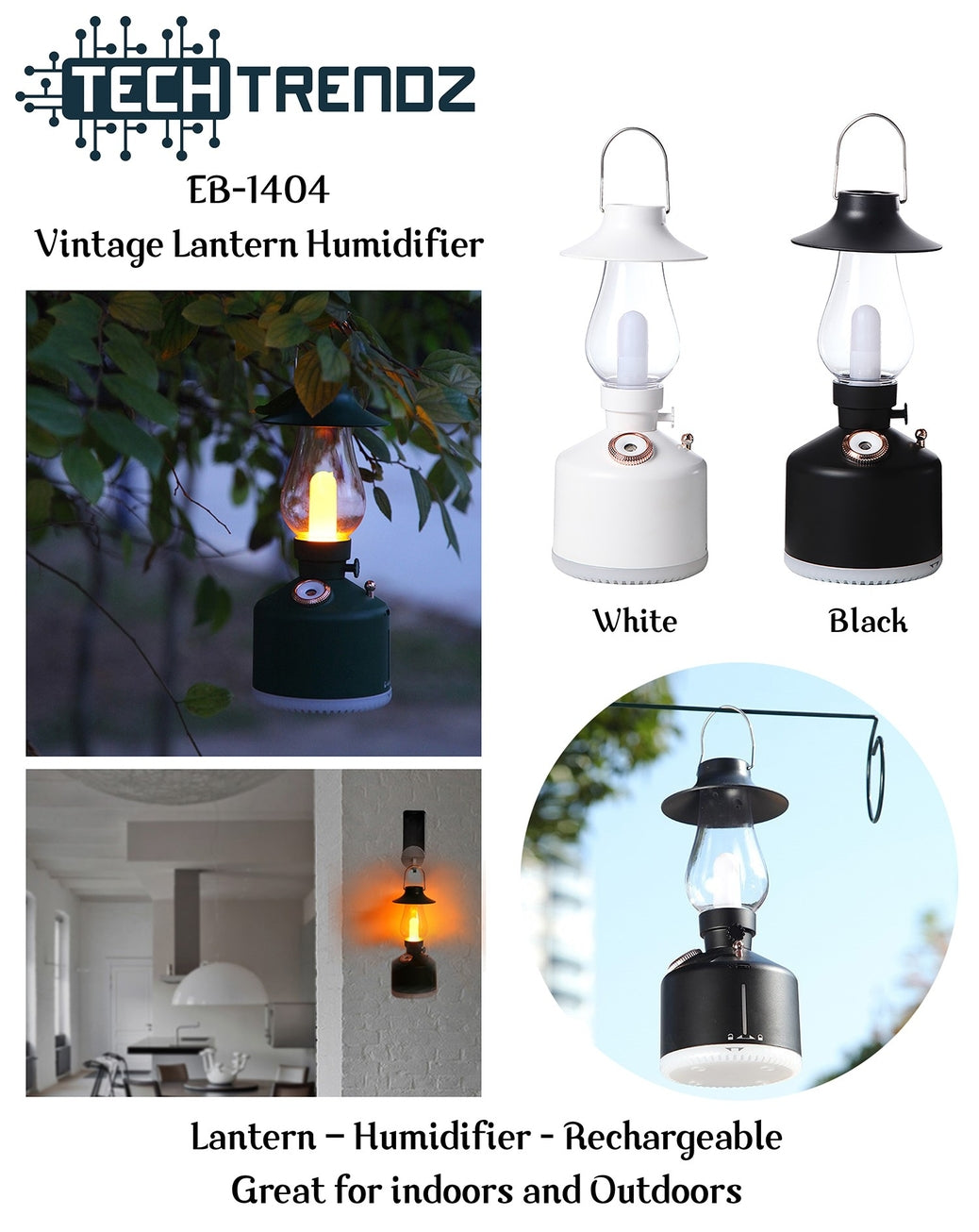 VINTAGE LANTERN HUMIDIFIER