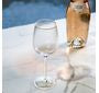WINE GLASS WITH GOLD RIM