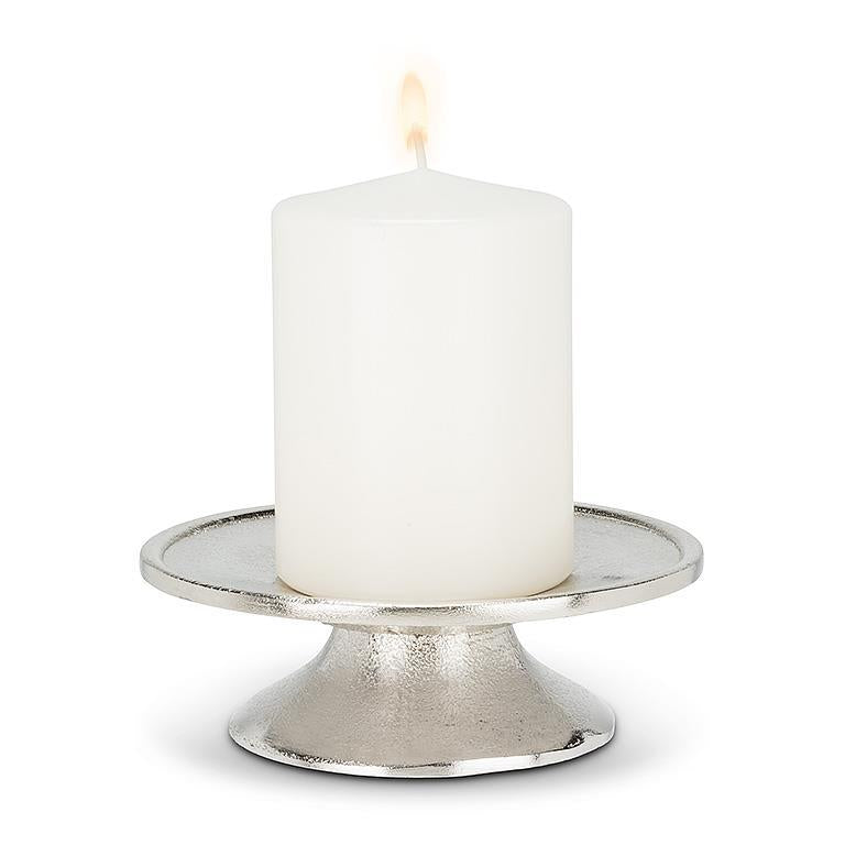 LOW PILLAR CANDLE HOLDER
