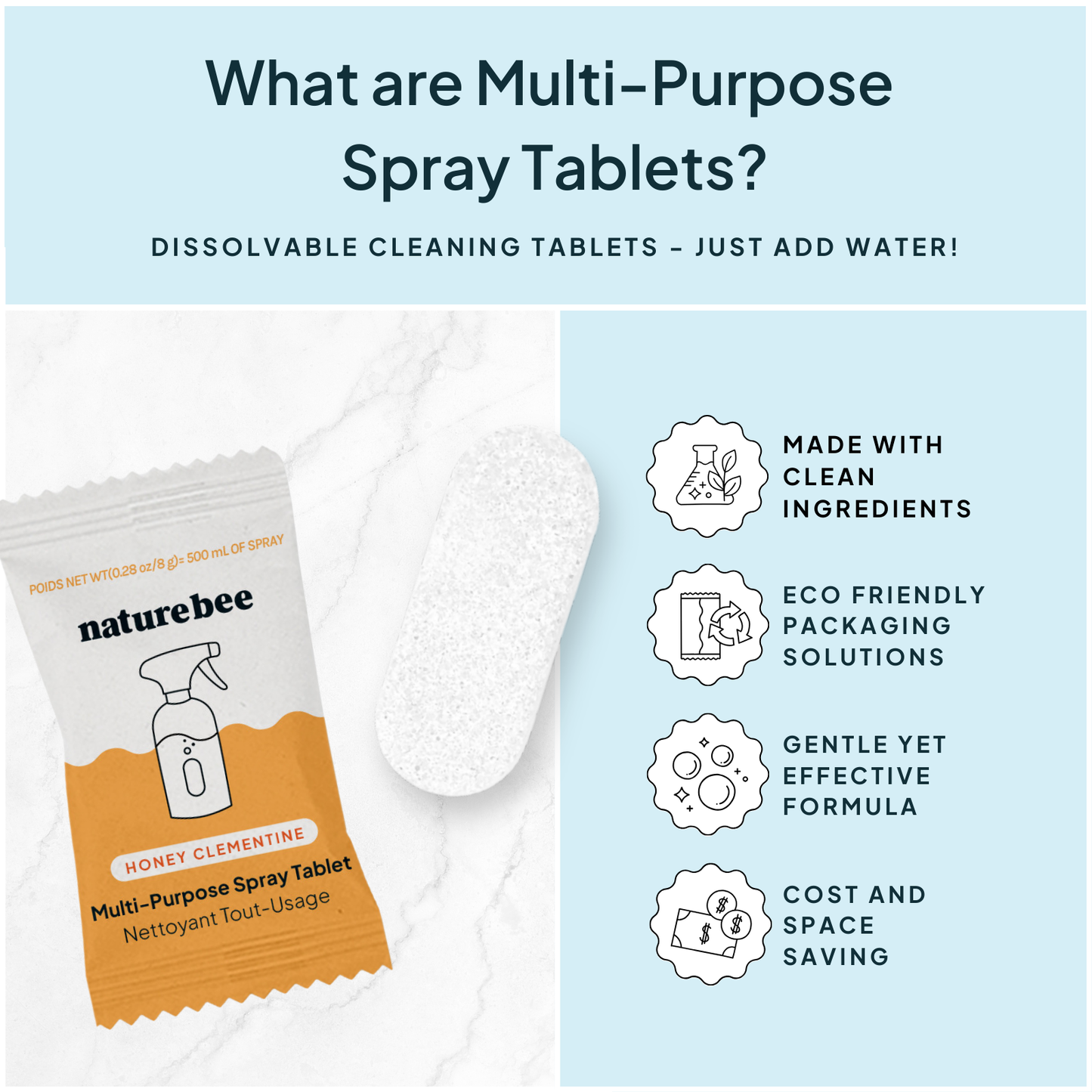 HONEY CLEMENTINE MULTI-PURPOSE CLEANER KIT