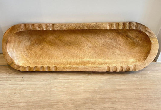 WOODEN DOUGH BOWL