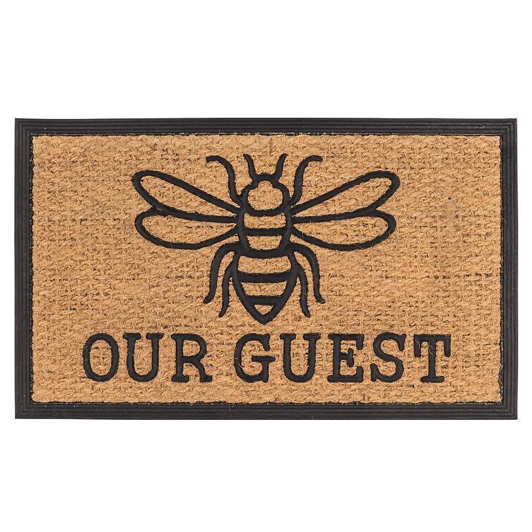 BEE OUR GUEST DOORMAT