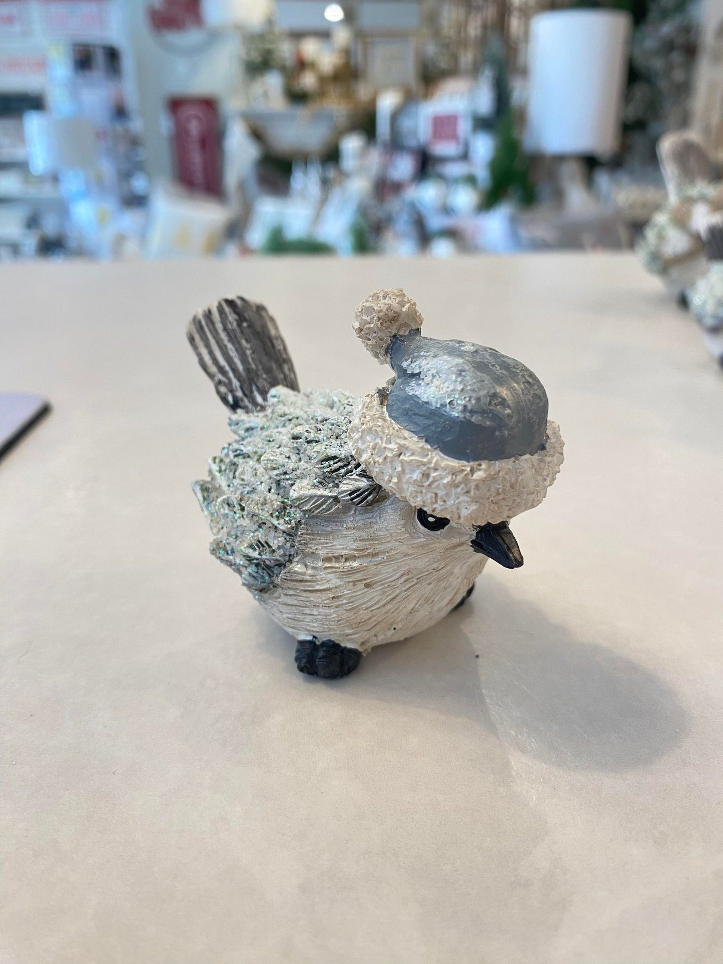 SMALL RESIN WINTER BIRD