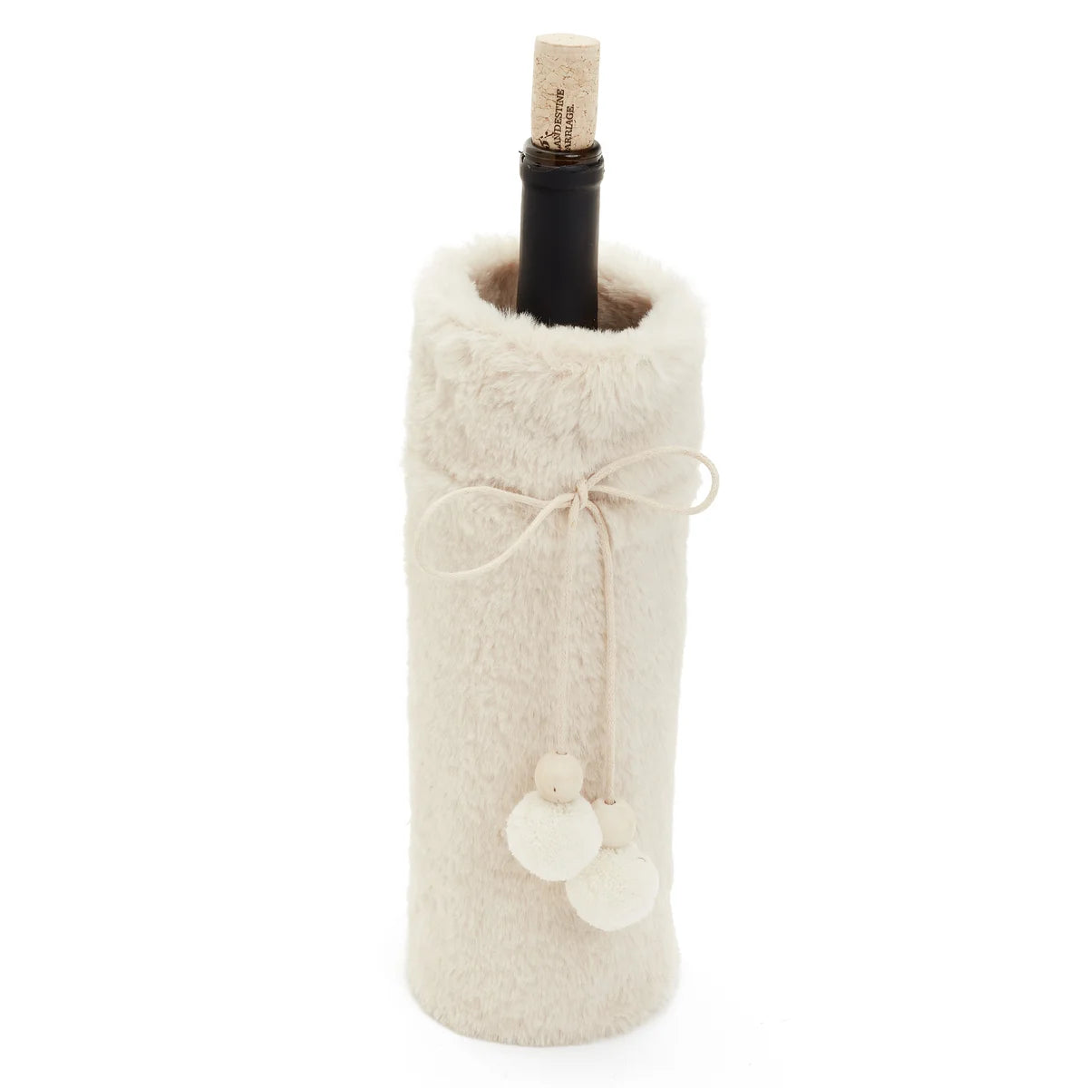 FUR WINE BOTTLE BAG