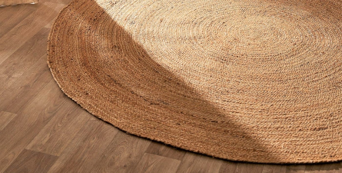 ROUND BRAIDED JUTE RUG