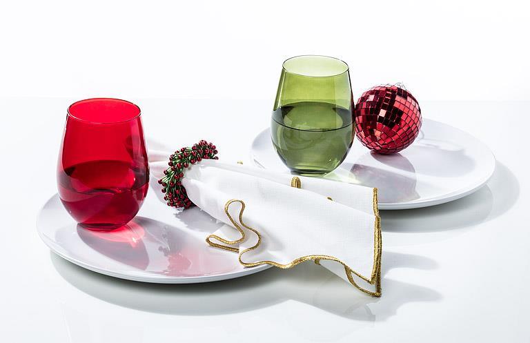 BEADED WREATH NAPKIN RING