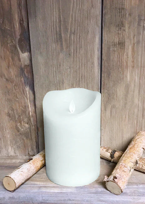 WHITE LED WAX CANDLE