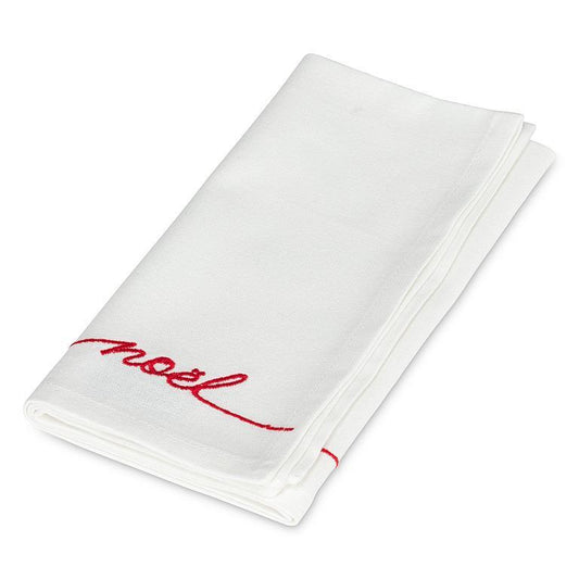 NOEL STITCHED NAPKIN